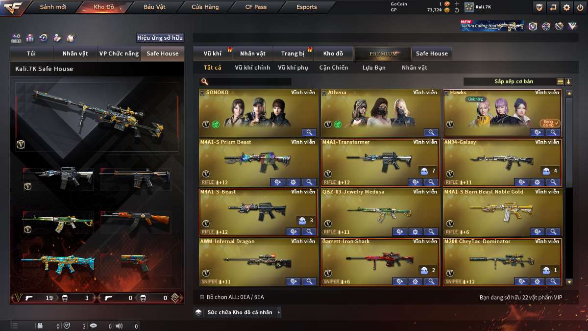 shop acc cf uy tin gia re